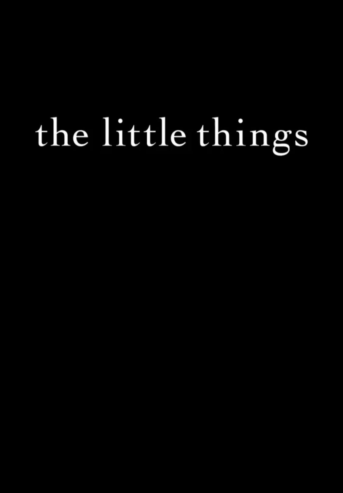 The Little Things Poster 2021 Wallpapers