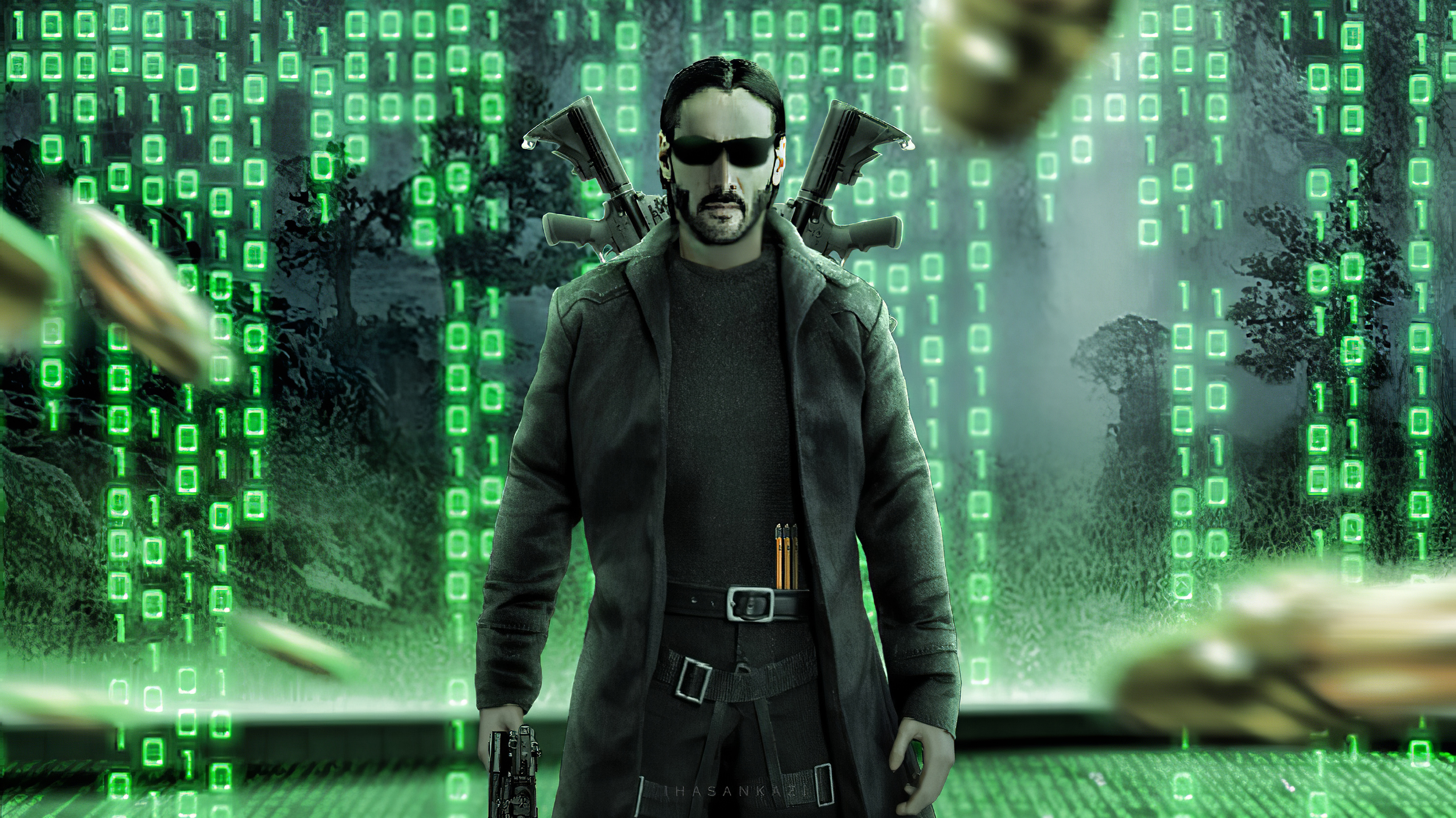 The Matrix Resurrections 4K 2022 Digital Art Wallpapers