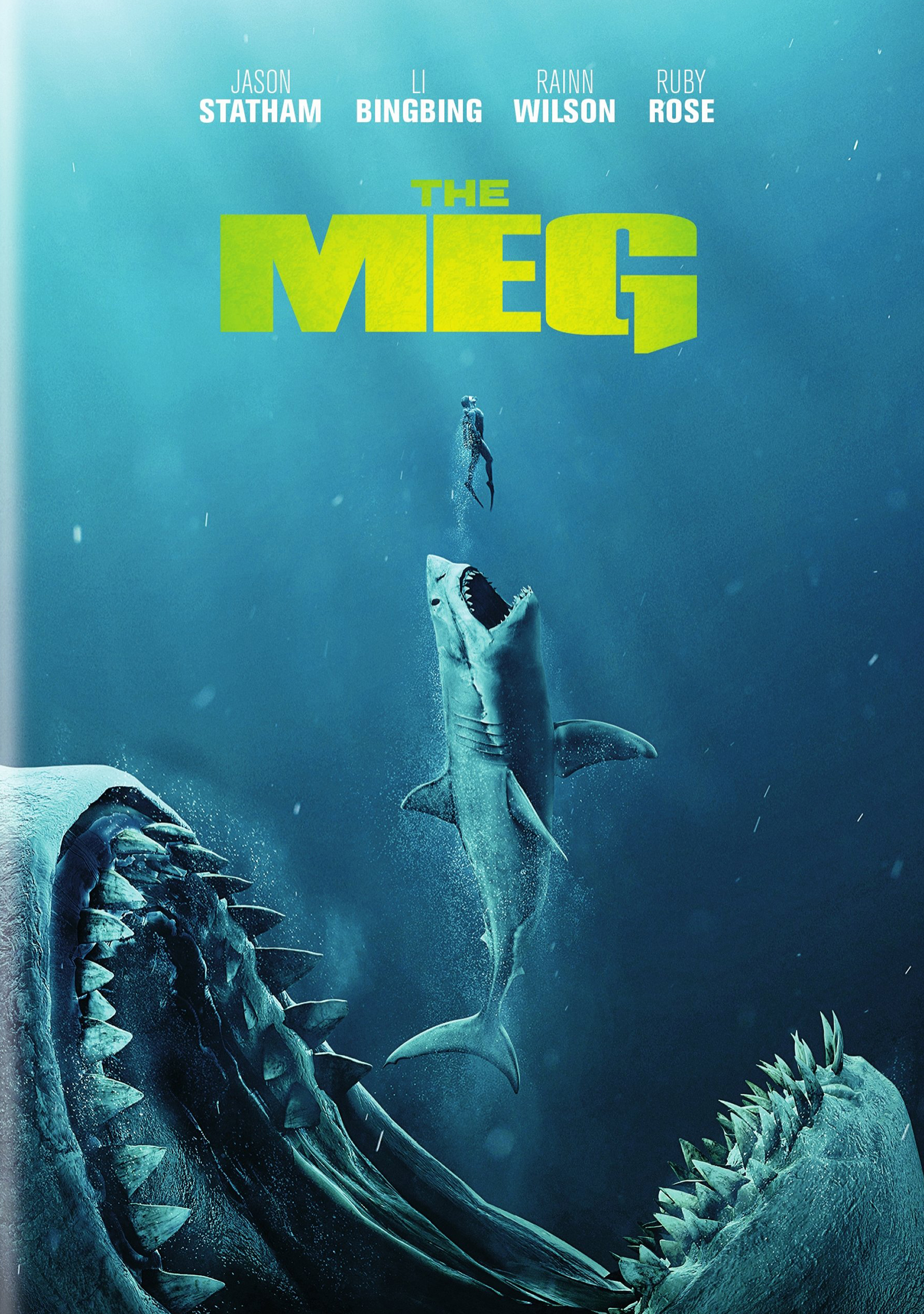 The Meg Sharks And Diver Poster Wallpapers