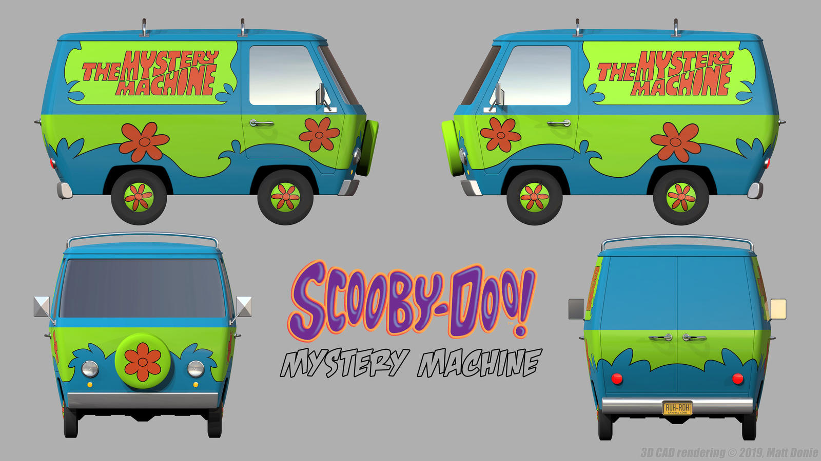 The Mystery Machine Van Scooby Doo Wallpapers