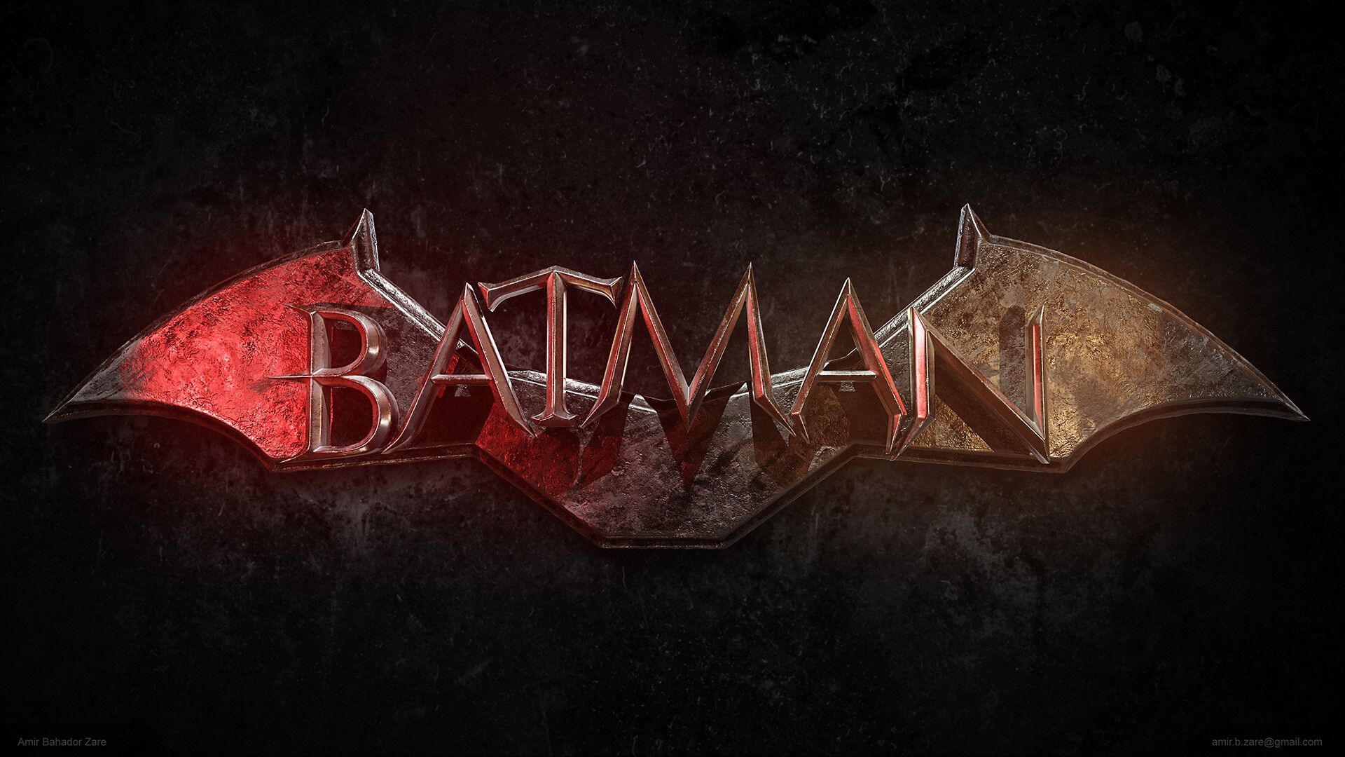 The The Batman Title Logo Wallpapers