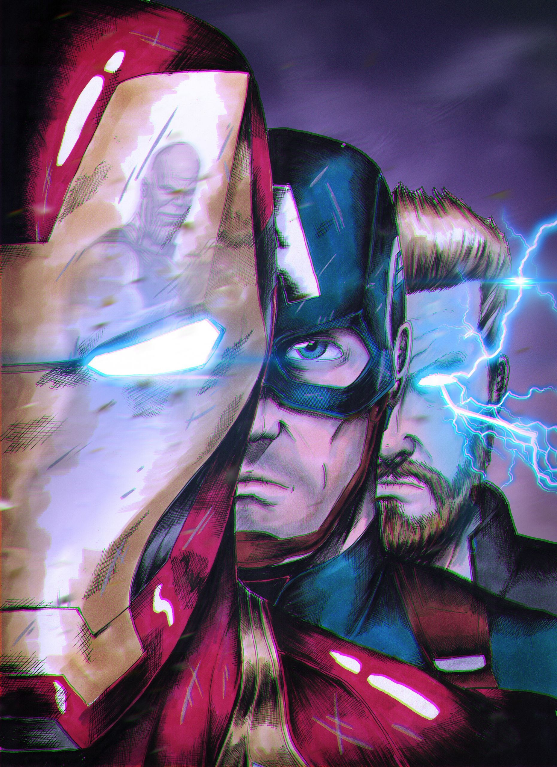 The Trinity Avengers Endgame Wallpapers