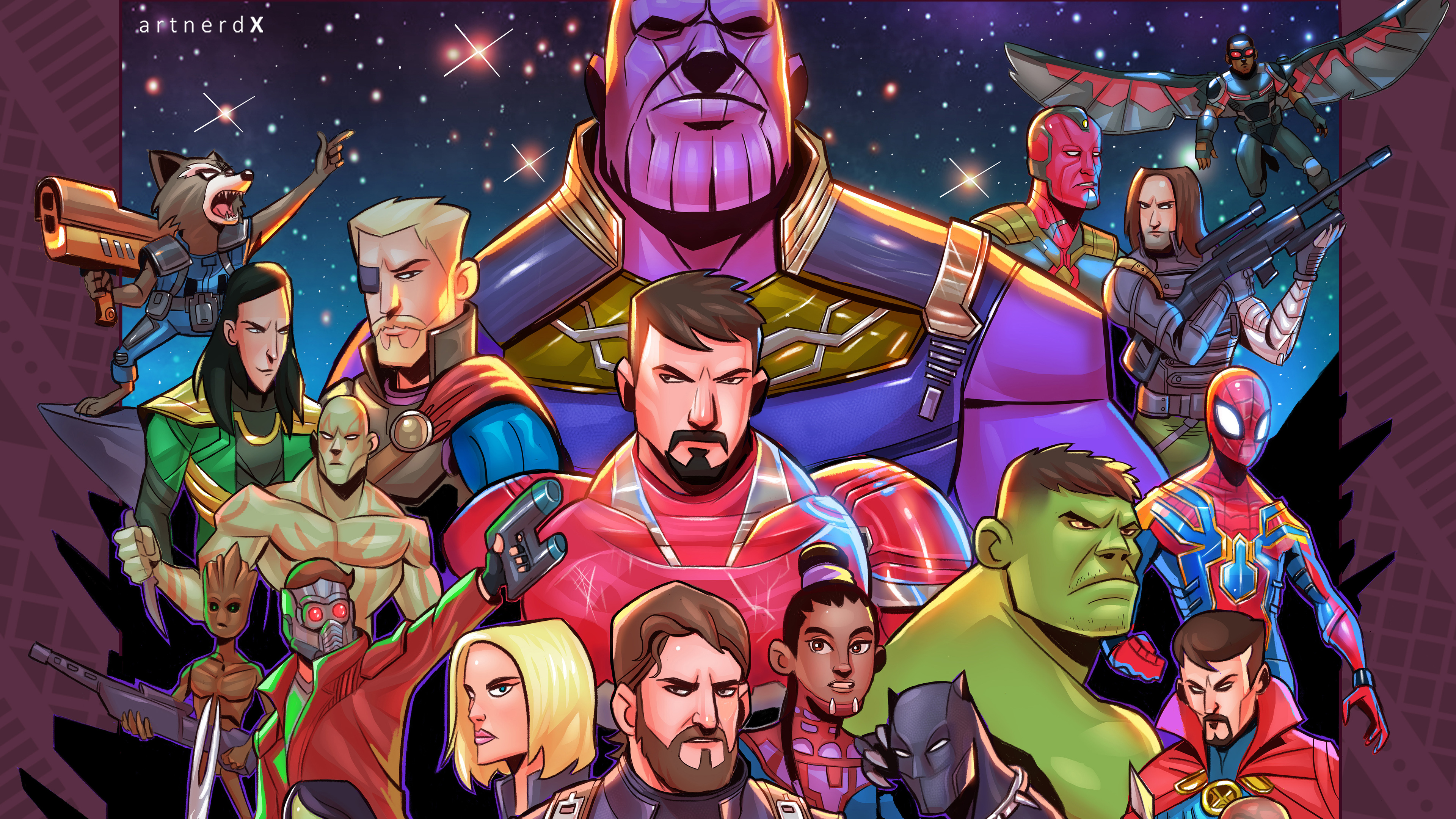 Thor Avengers Infinity War Artwork Wallpapers