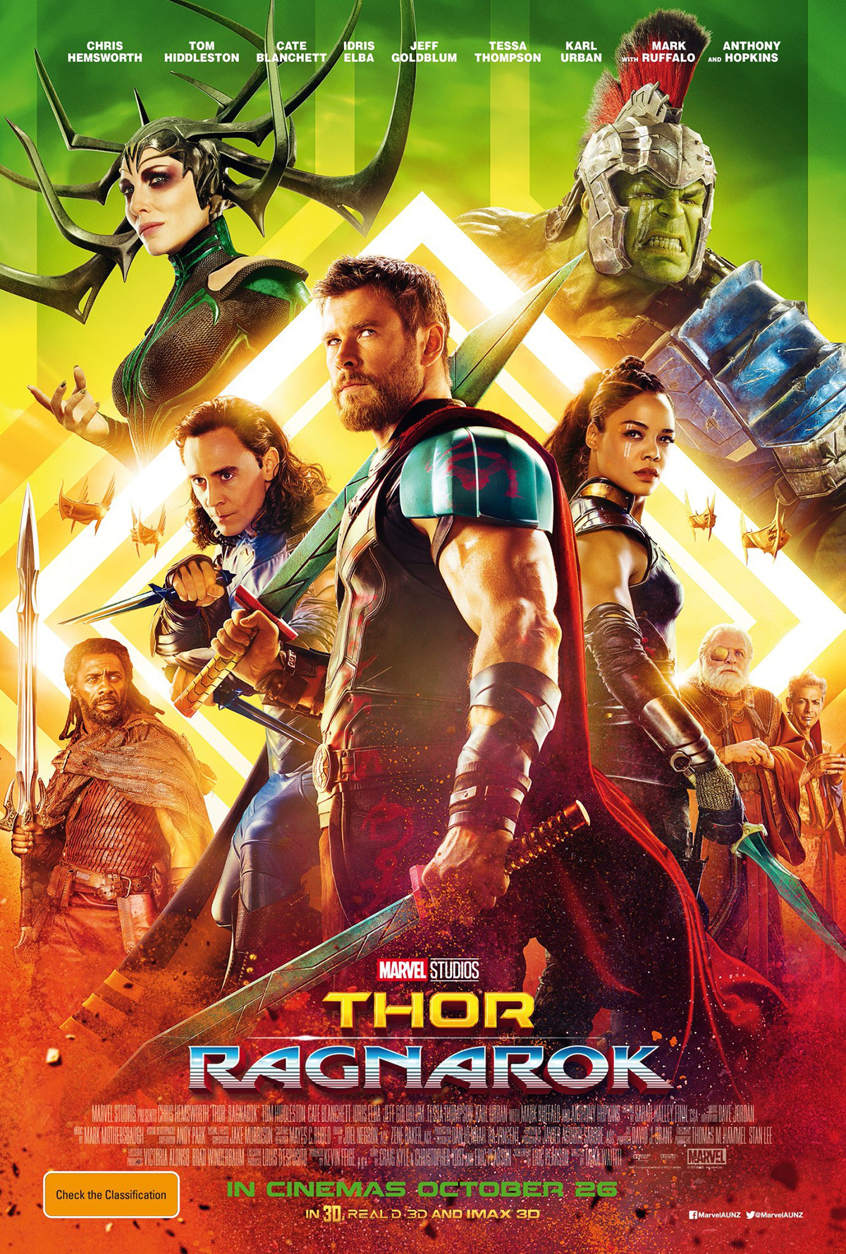 Thor Ragnarok Official Comic Con Poster Wallpapers