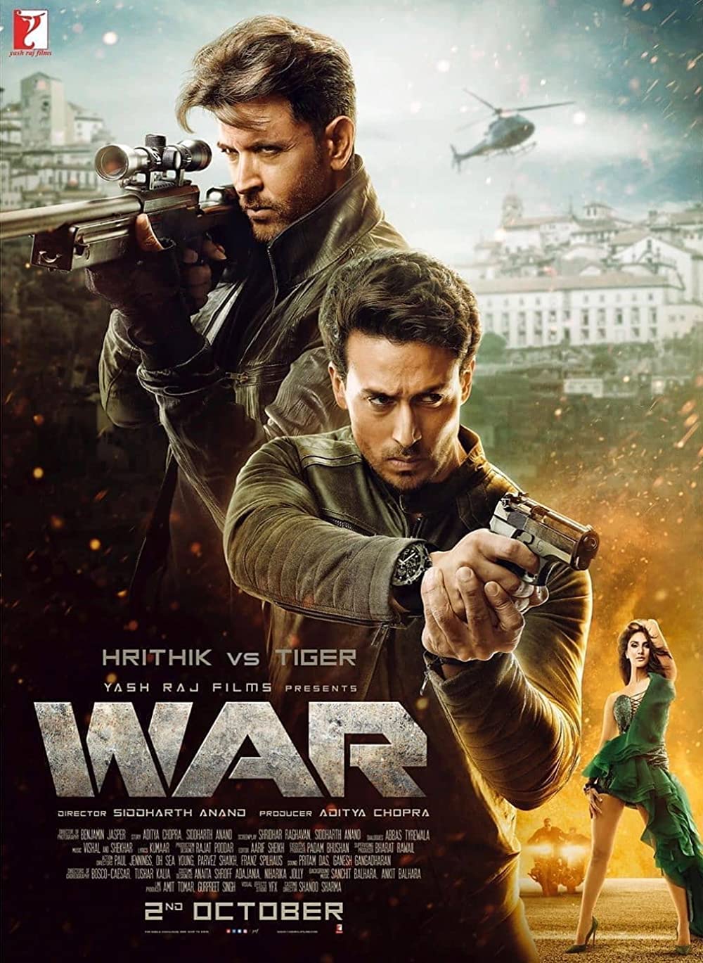 Tiger Shroff And Hrithik Roshan War Movie Wallpapers