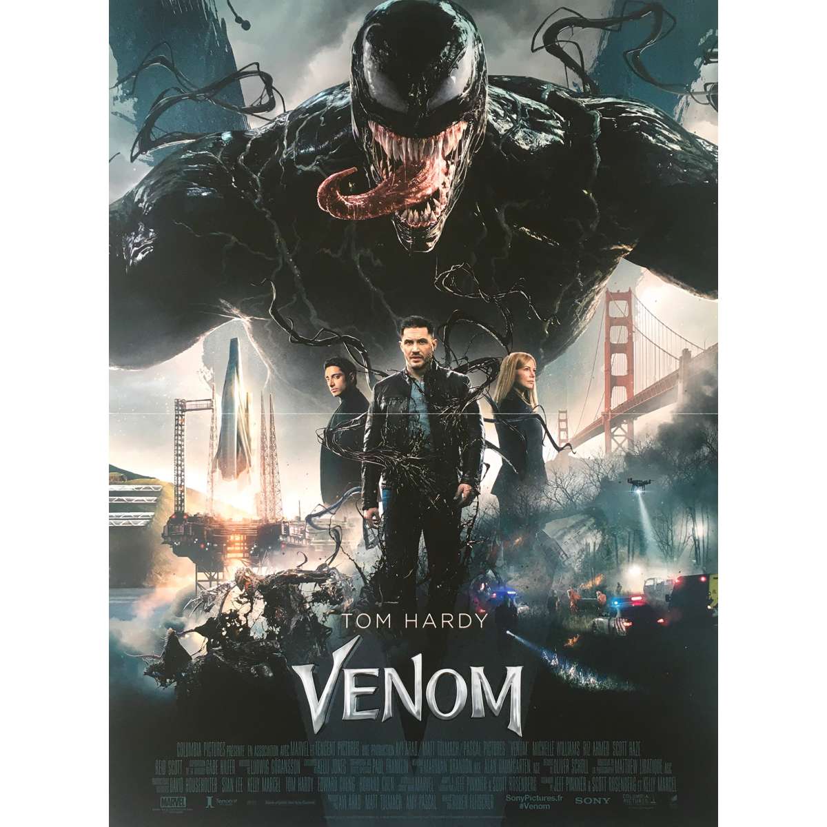 Tom Hardy Venom Movie Poster 2018 Wallpapers