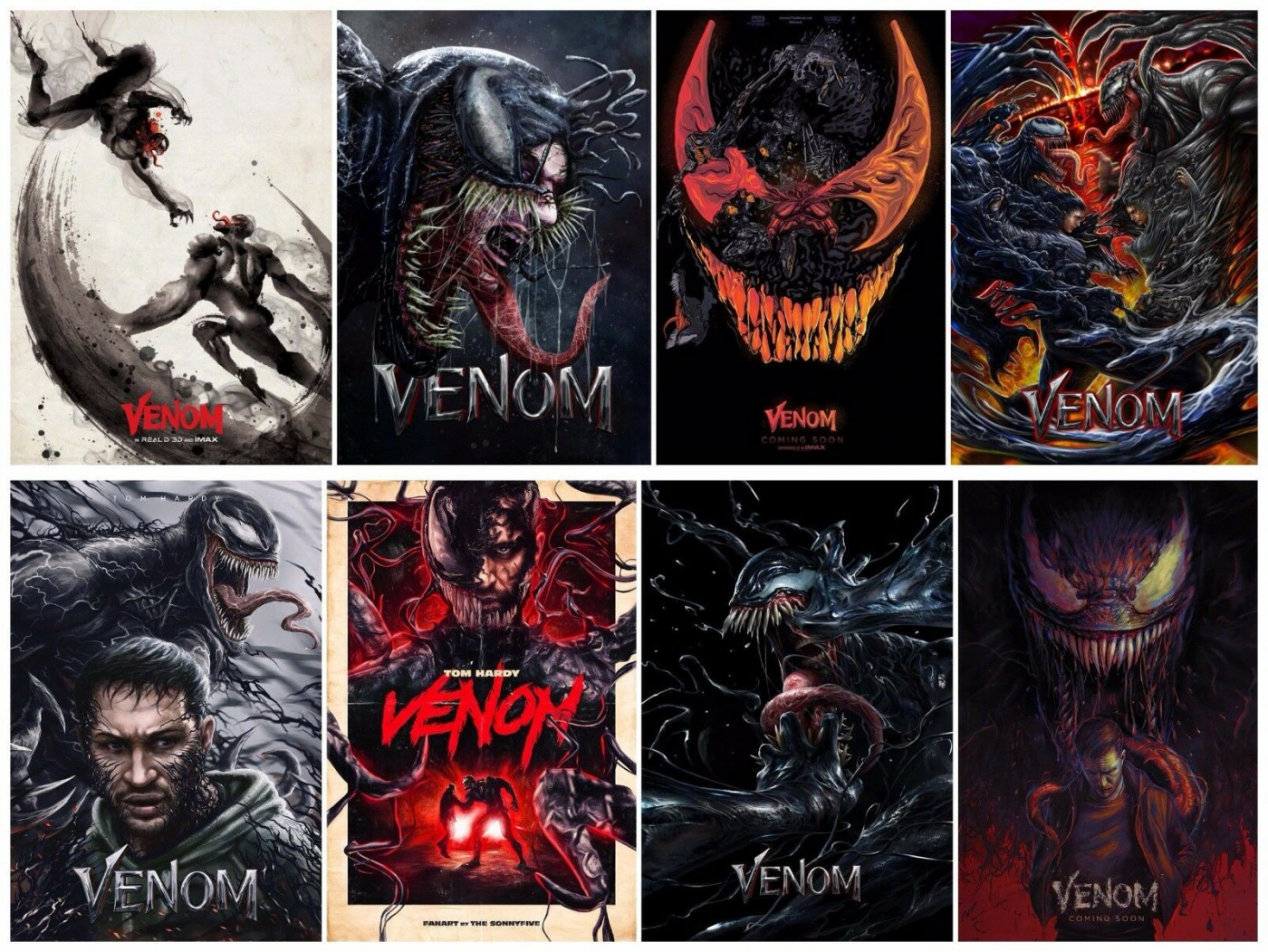 Tom Hardy Venom Movie Poster 2018 Wallpapers