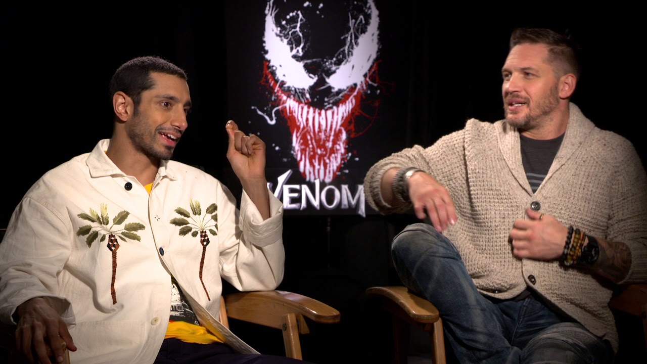 Venom (2018) Promotional Art With Riz Ahmed, Tom Hardy And Michelle Williams Wallpapers