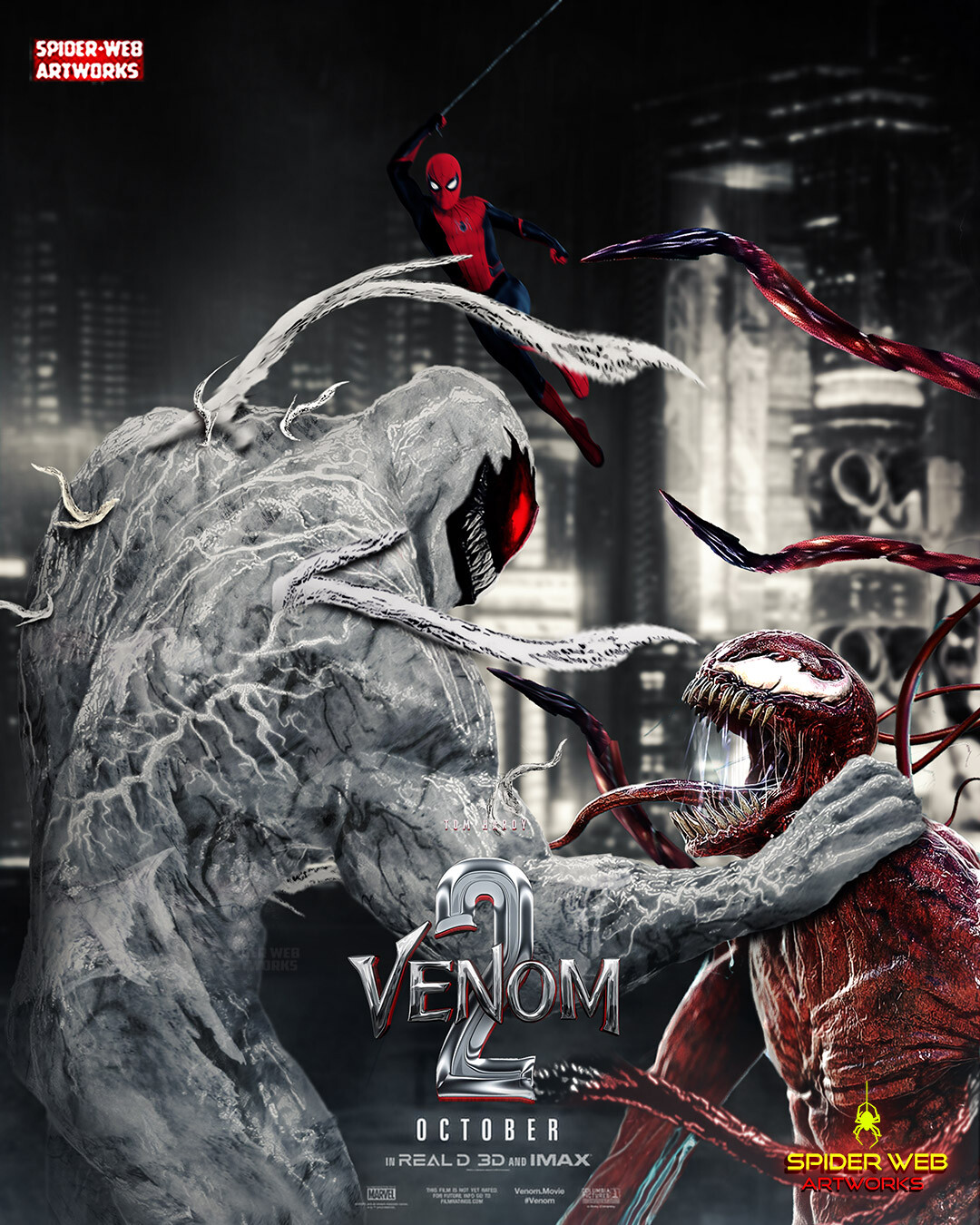 Venom Vs Carnage Movie Concept Art Wallpapers