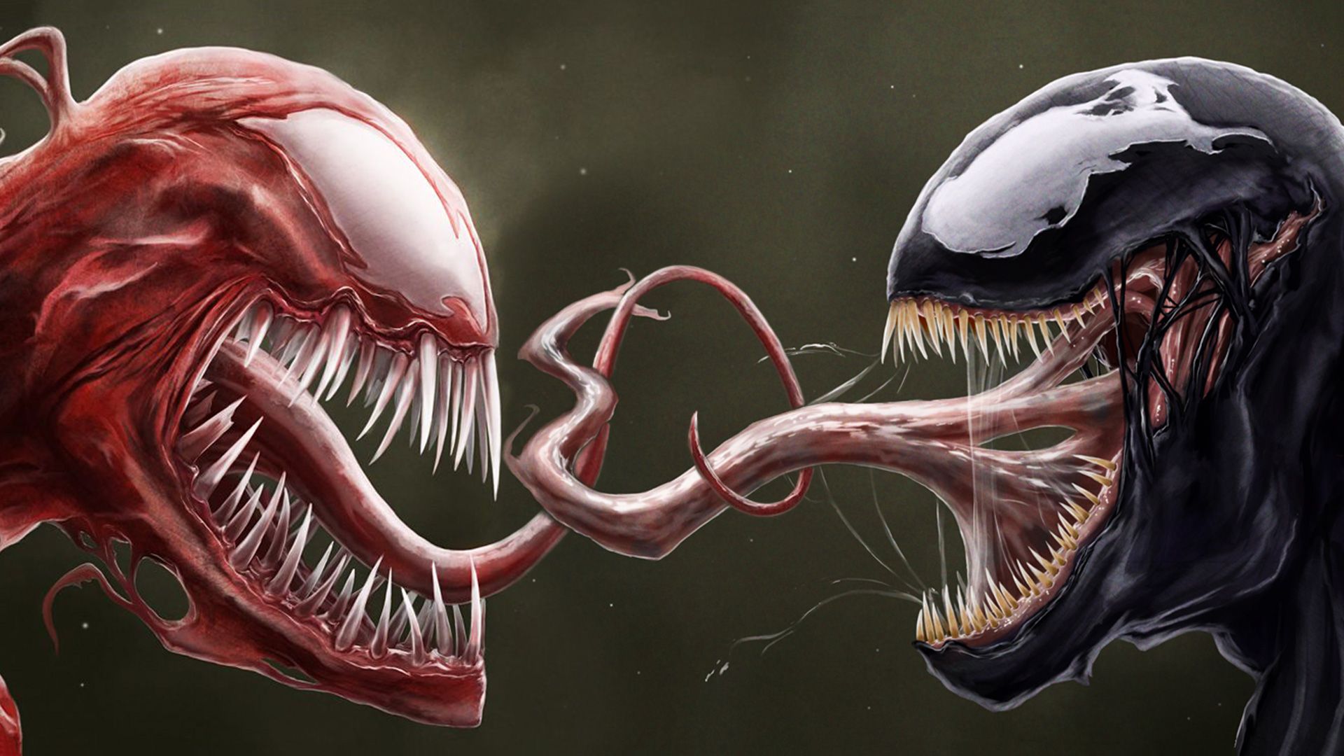 Venom Vs Carnage Movie Concept Art Wallpapers