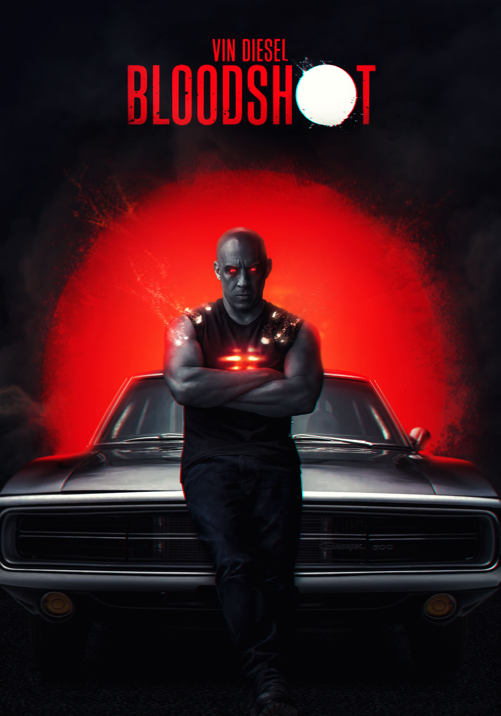 Vin Diesel Bloodshot Fanart Wallpapers