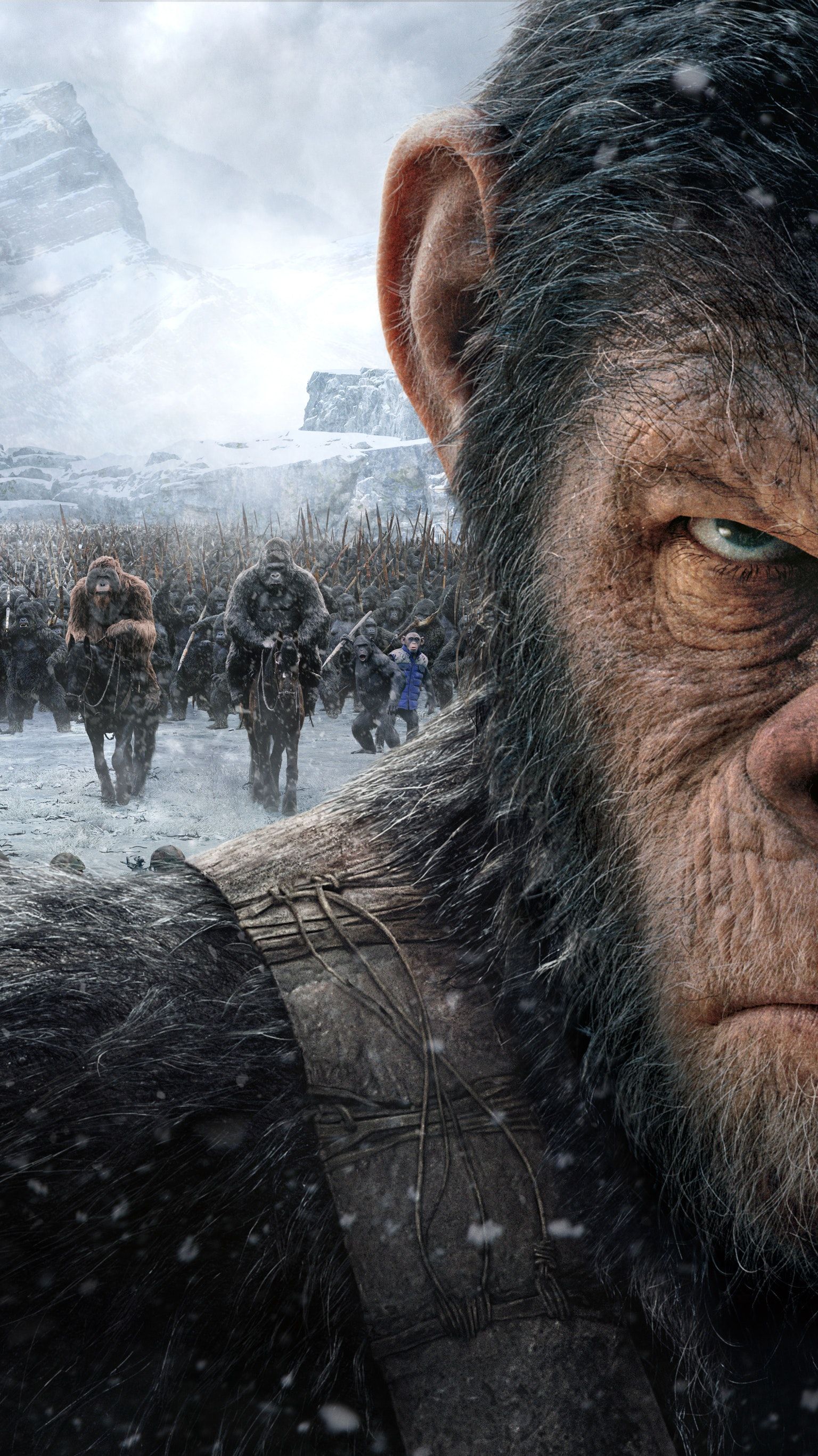 War For The Planet Of The Apes Poster Wallpapers