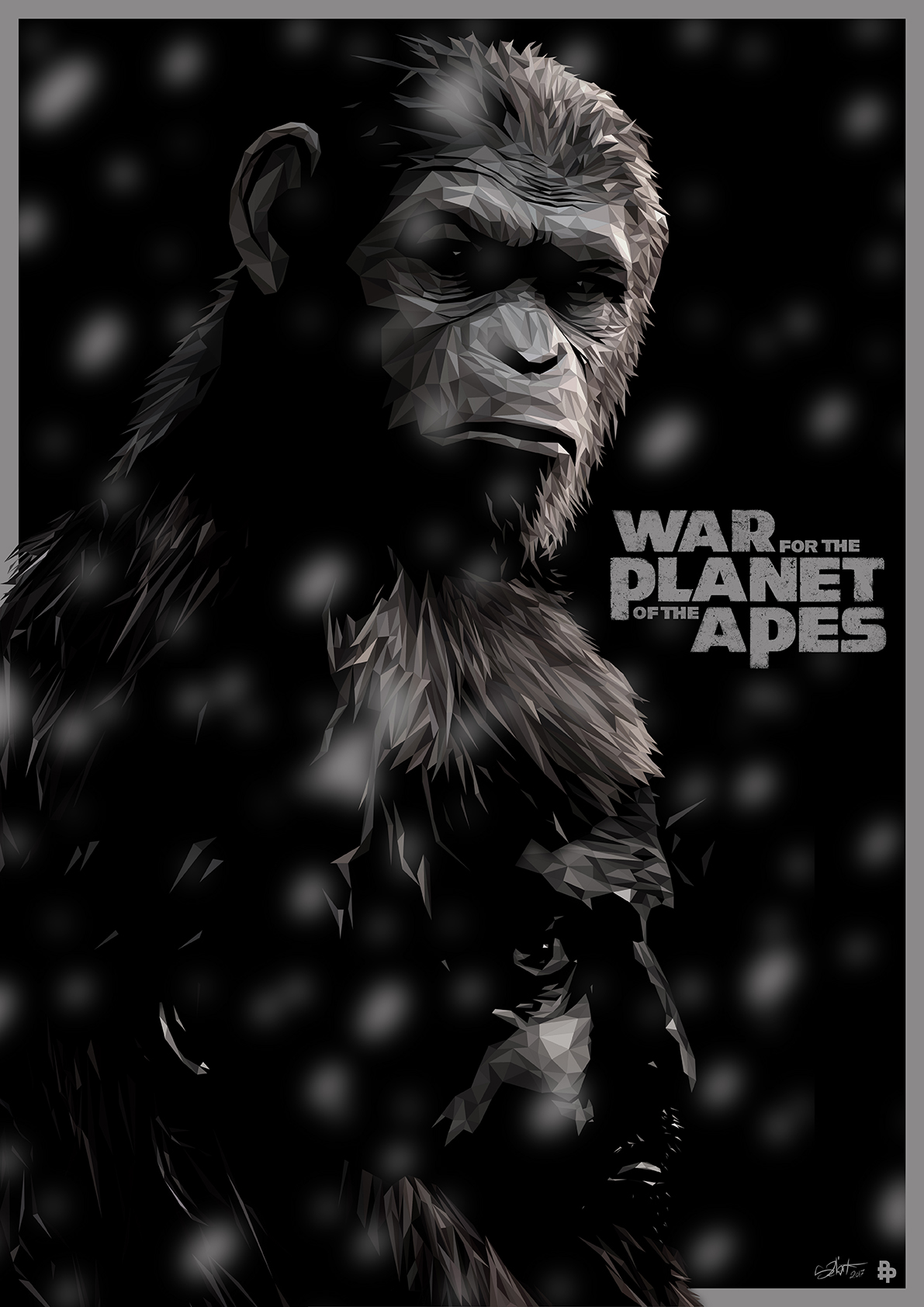 War For The Planet Of The Apes Poster Wallpapers