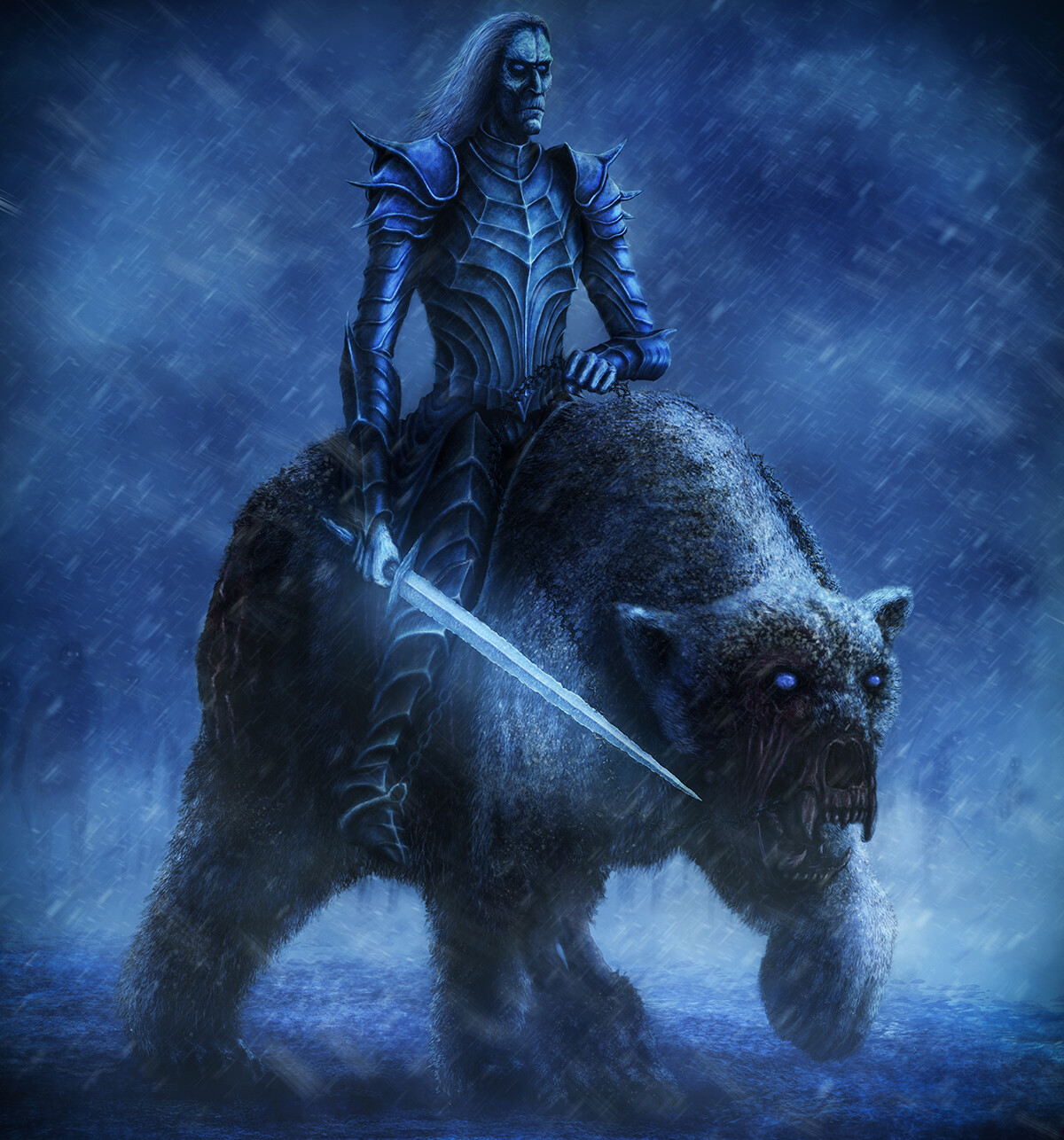 White Walkers Artwork Wallpapers