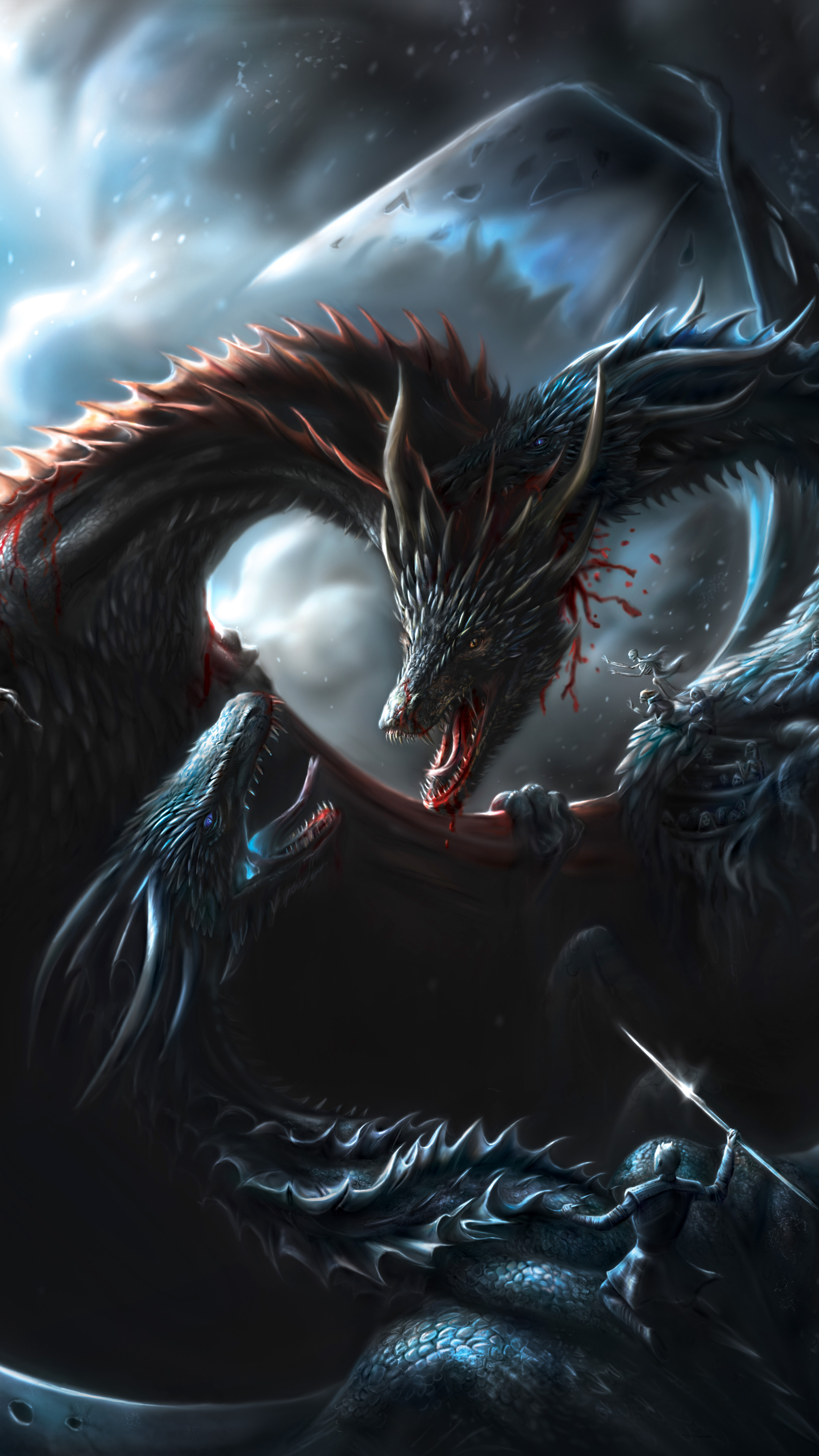 White Walkers Dragon Game Of Thrones Wallpapers