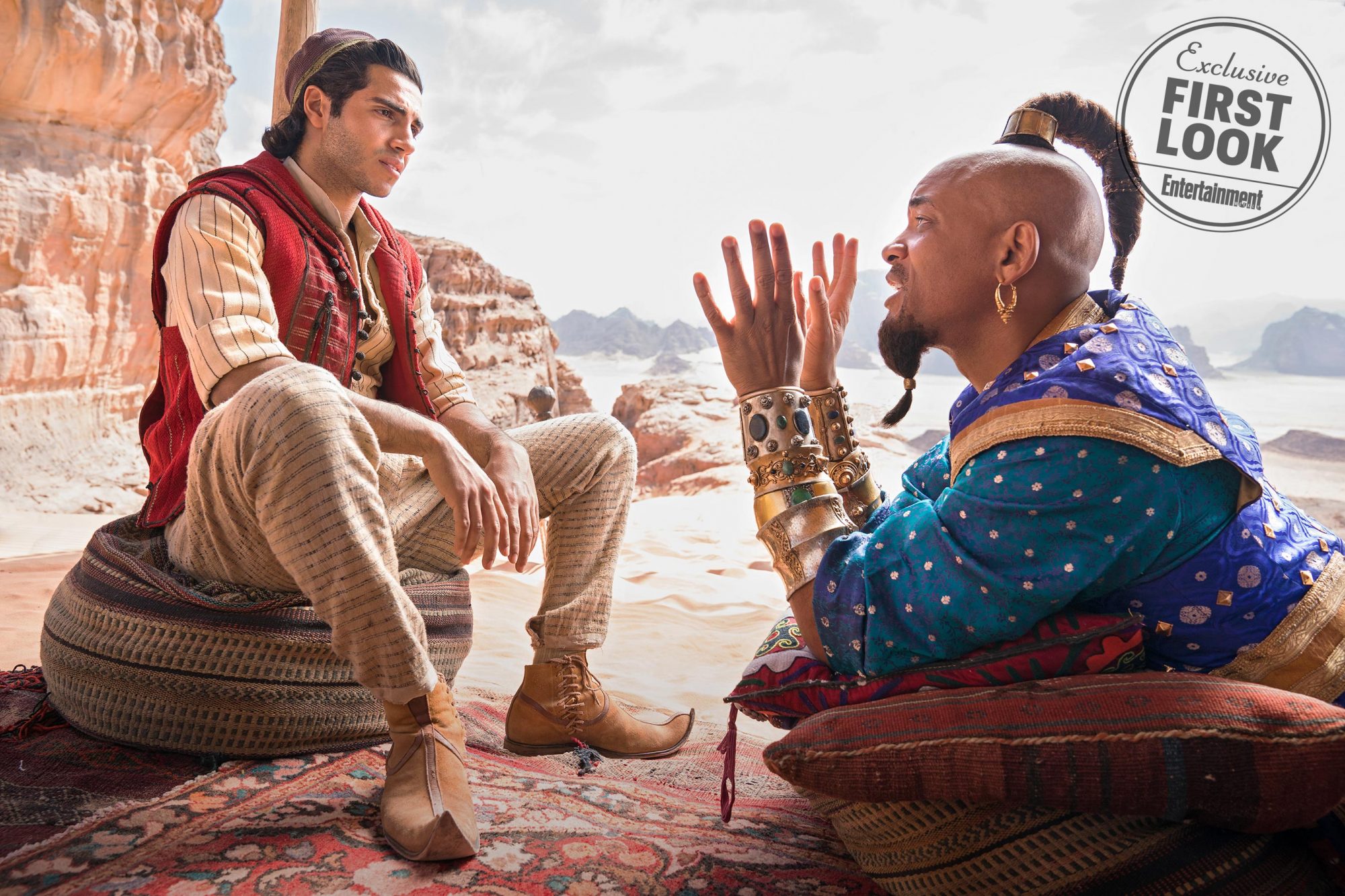 Will Smith As Genie In Aladdin Movie Wallpapers