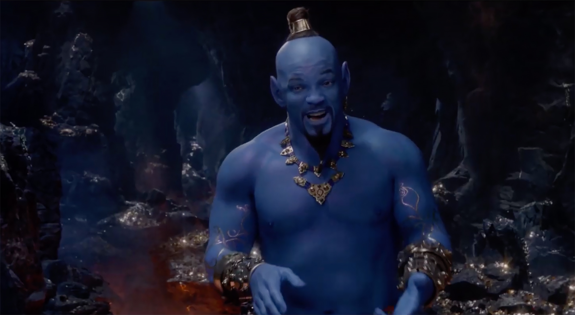 Will Smith As Genie In Aladdin Movie 2019 Wallpapers