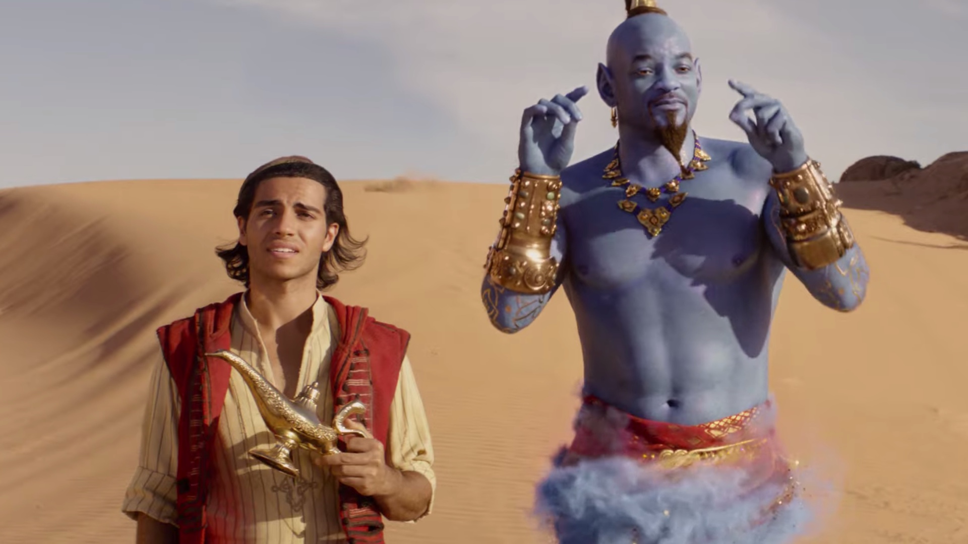 Will Smith As Genie In Aladdin Movie 2019 Wallpapers