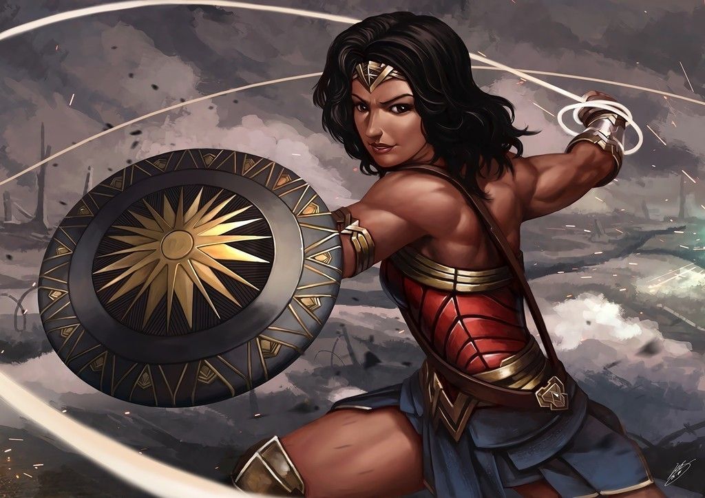 Wonder Woman Justice League Fan Art Wallpapers