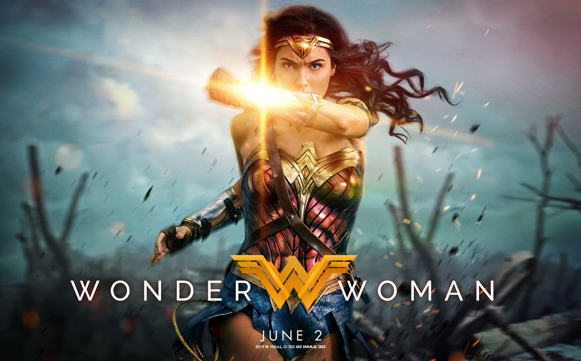 Wonder Woman Movie Poster Wallpapers