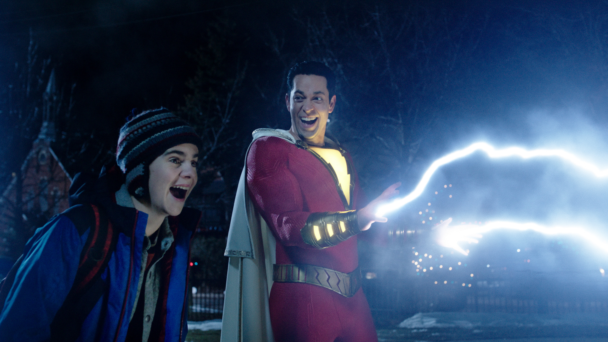 Zachary Levi And Asher Angel In Shazam Movie Wallpapers