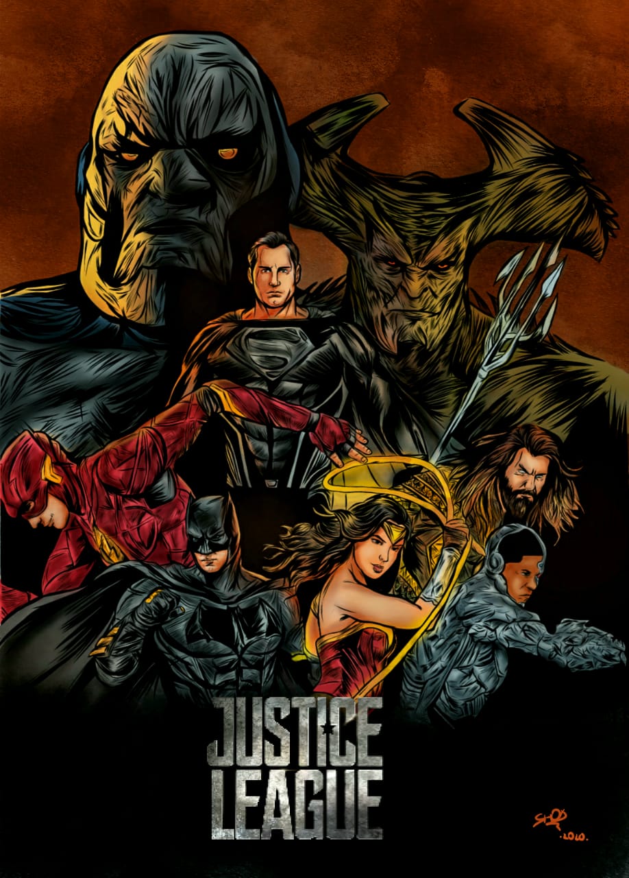 Zack Snyder'S Justice League Poster Fanart Wallpapers