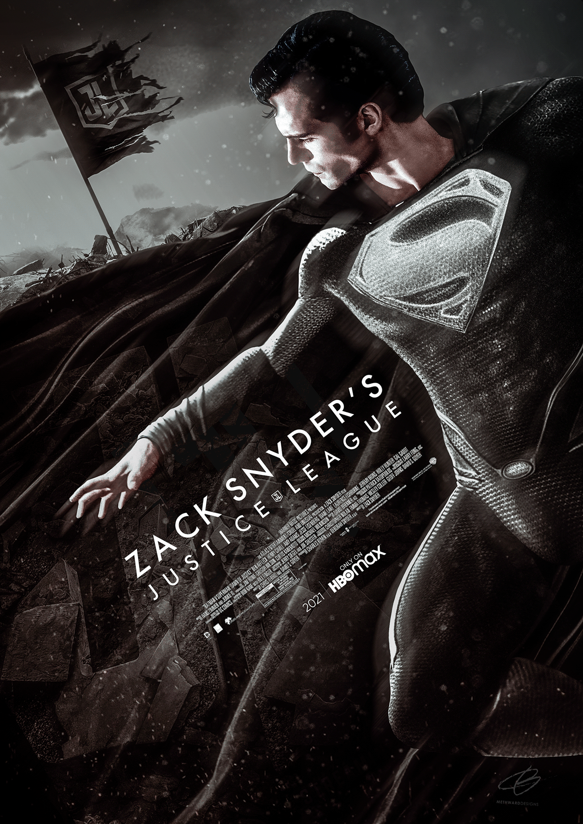 Zack Snyder'S Justice League Poster Fanart Wallpapers