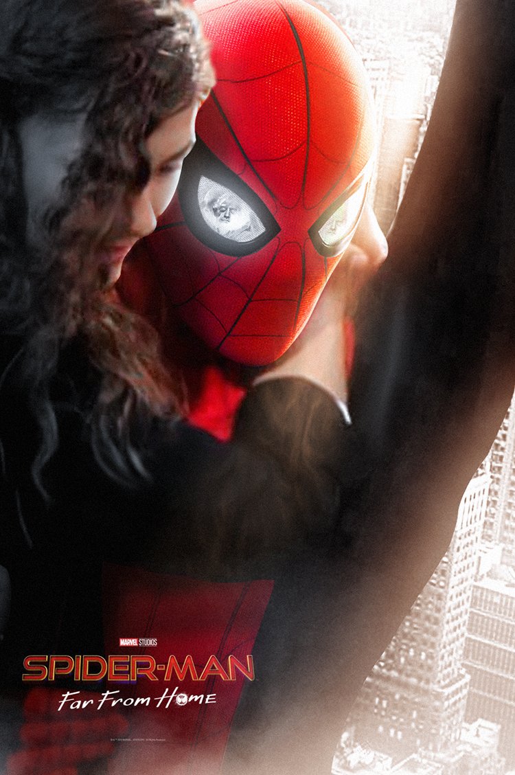 Zendaya Spider Man Far From Home Poster Wallpapers