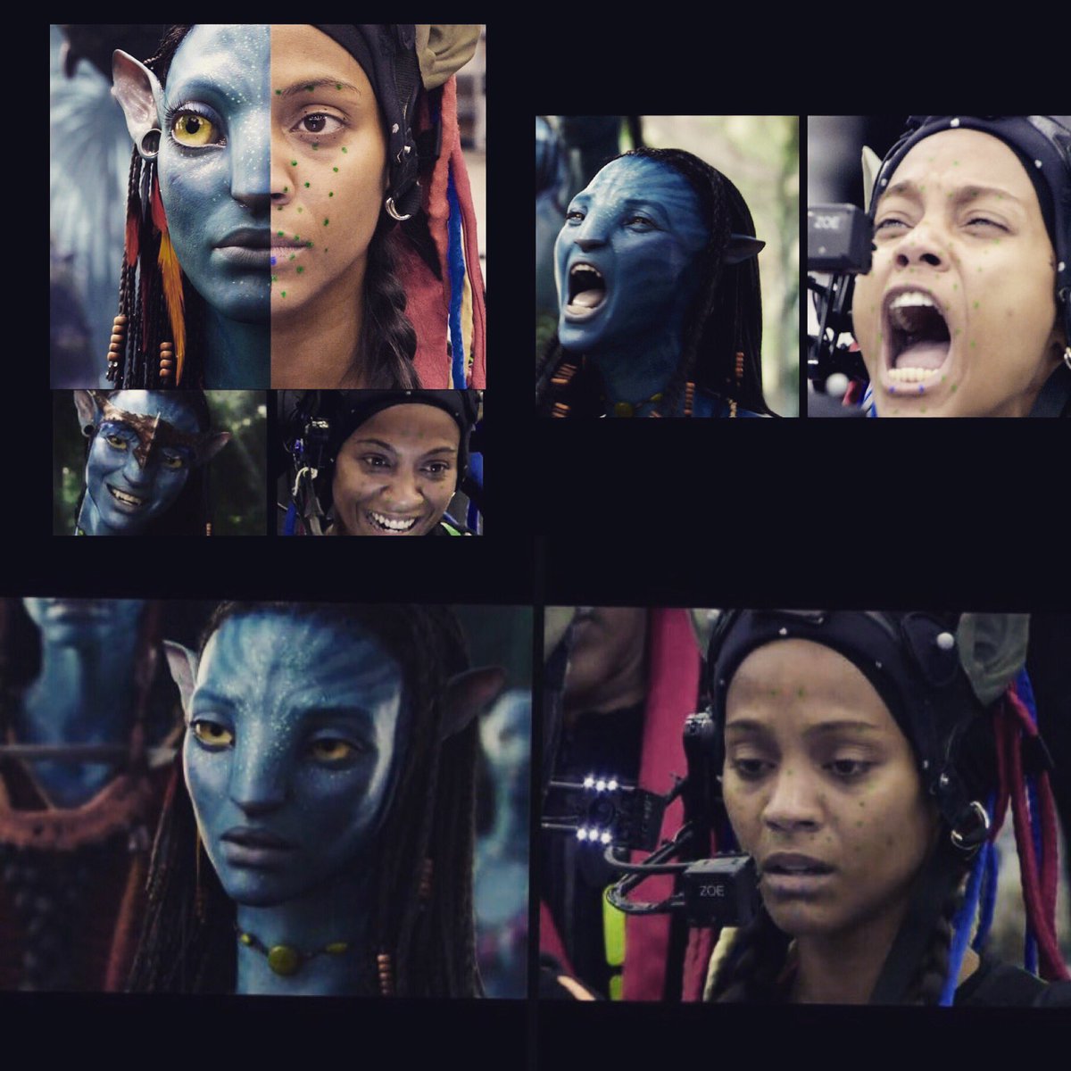 Avatar makeup zoe saldana