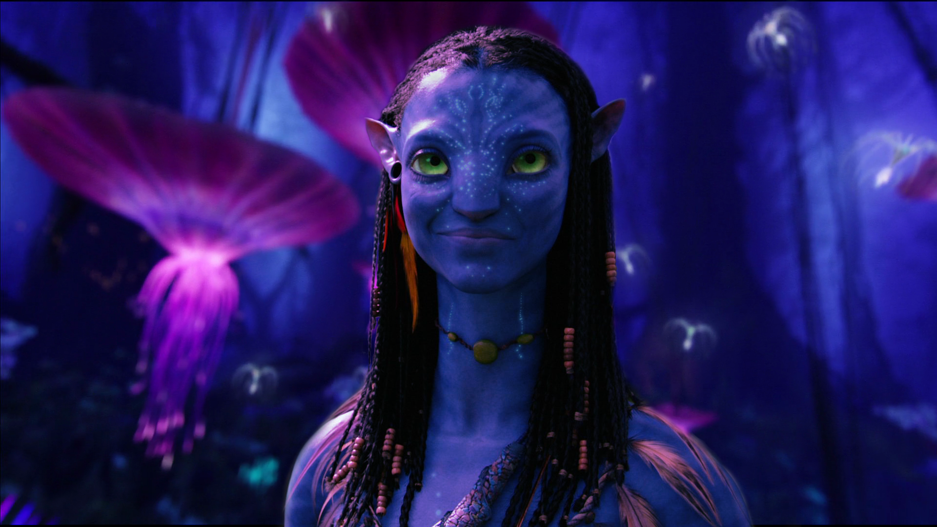 Zoe Saldana From Avatar Movie Wallpapers