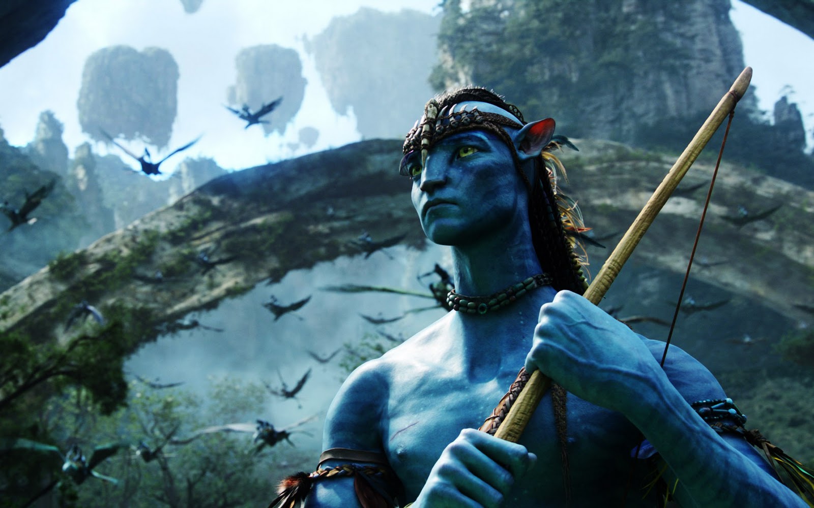 Zoe Saldana From Avatar Movie Wallpapers