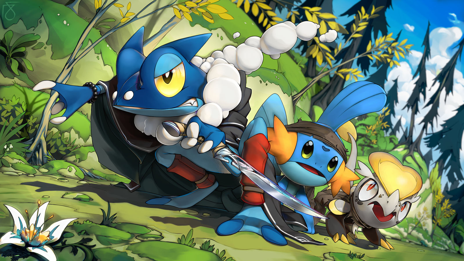 Frogadier Hd Wallpapers