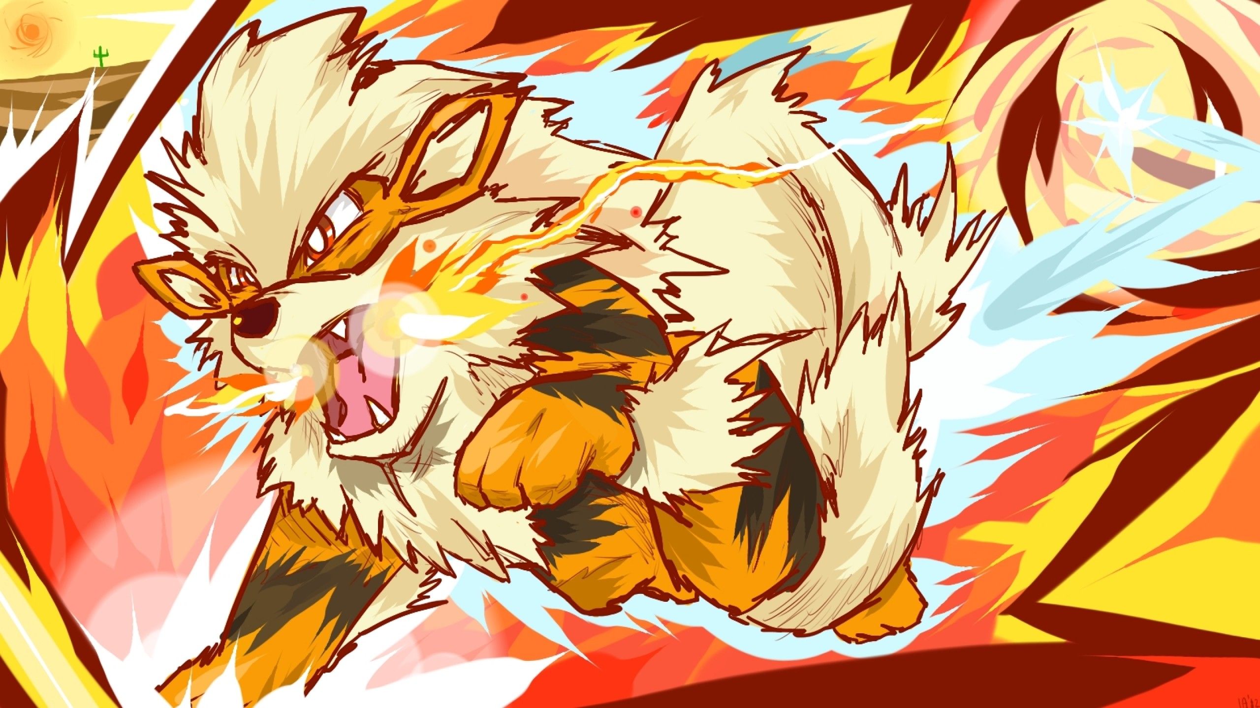 Growlithe Hd Wallpapers