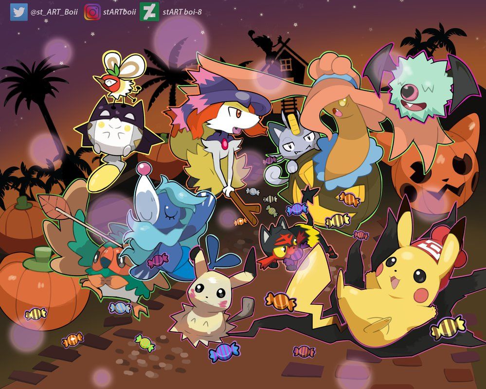 Pikachu Halloween Wallpapers