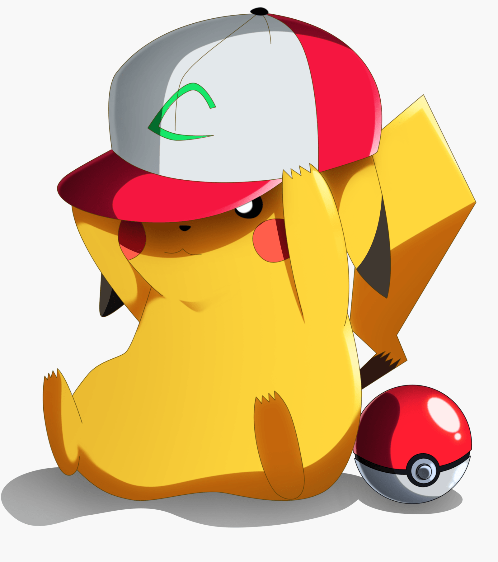 Pikachu Steals Ashs Hat Wallpapers