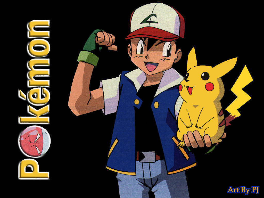 Pikachu Steals Ashs Hat Wallpapers