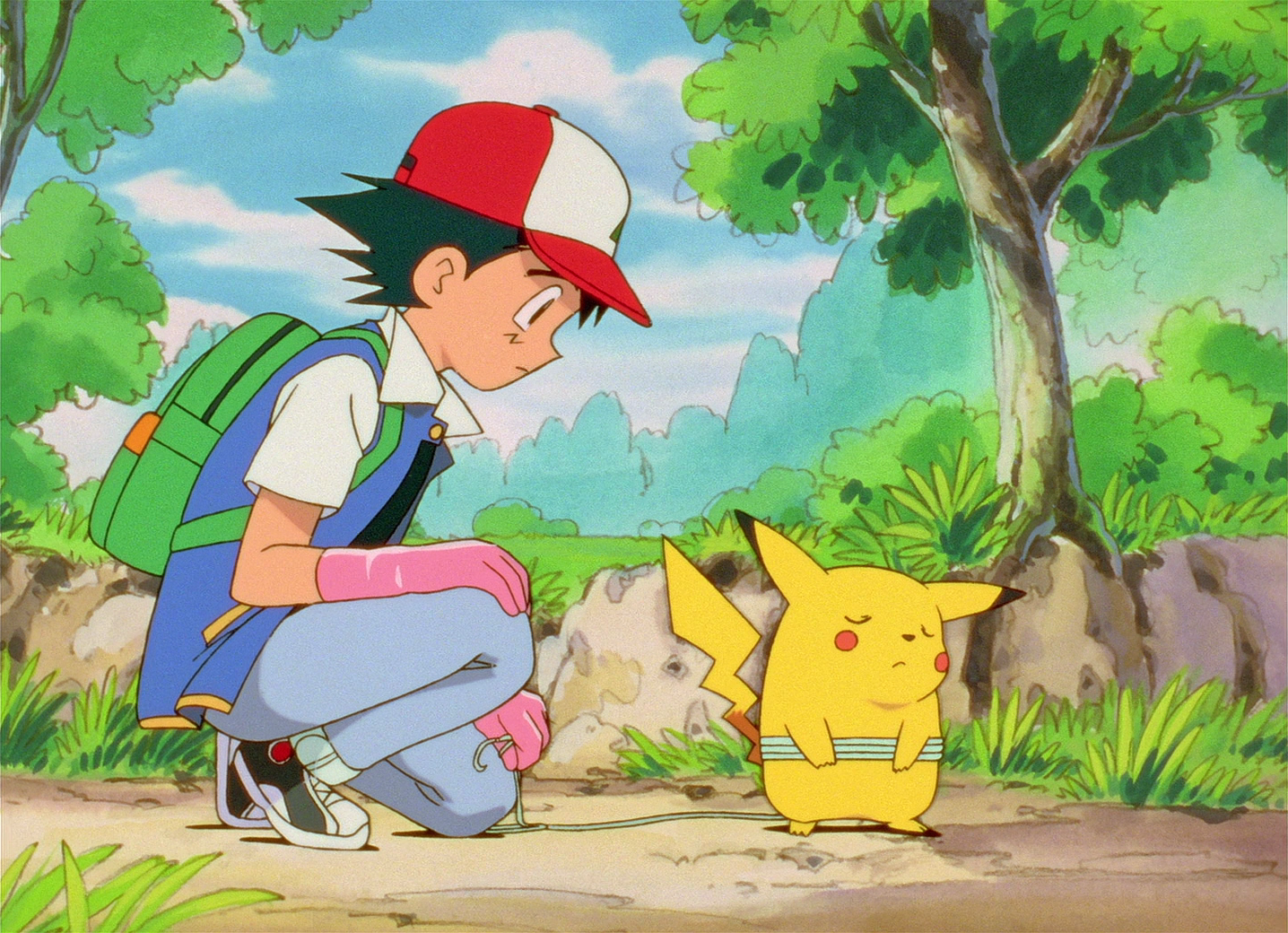 Pikachu Steals Ashs Hat Wallpapers