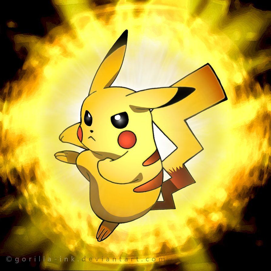 Pikachu Thunderbolt Wallpapers