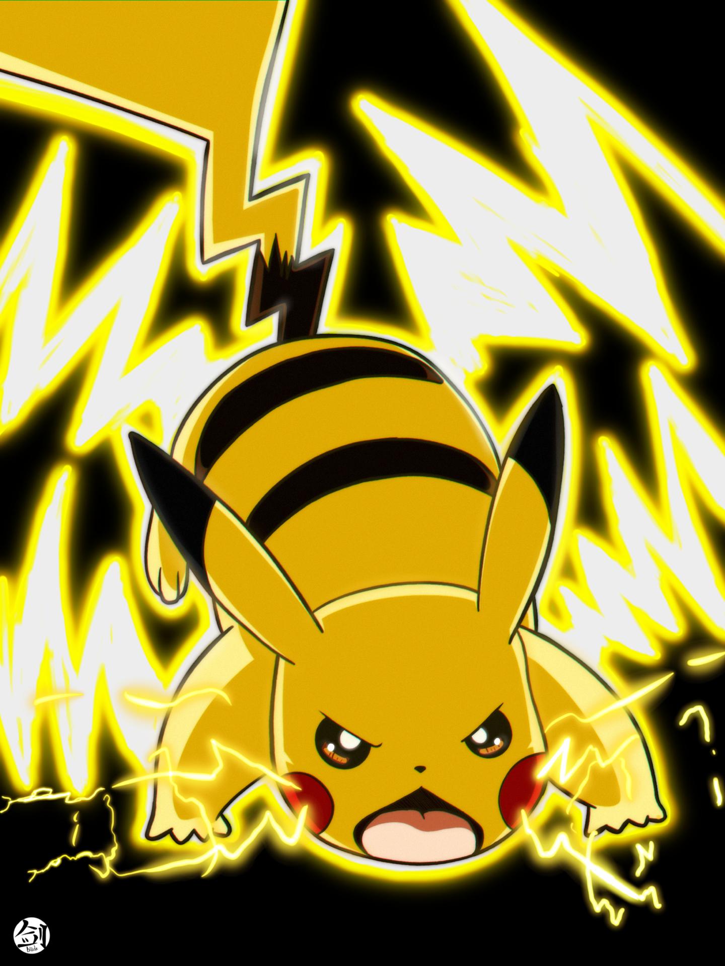 Pikachu Thunderbolt Wallpapers