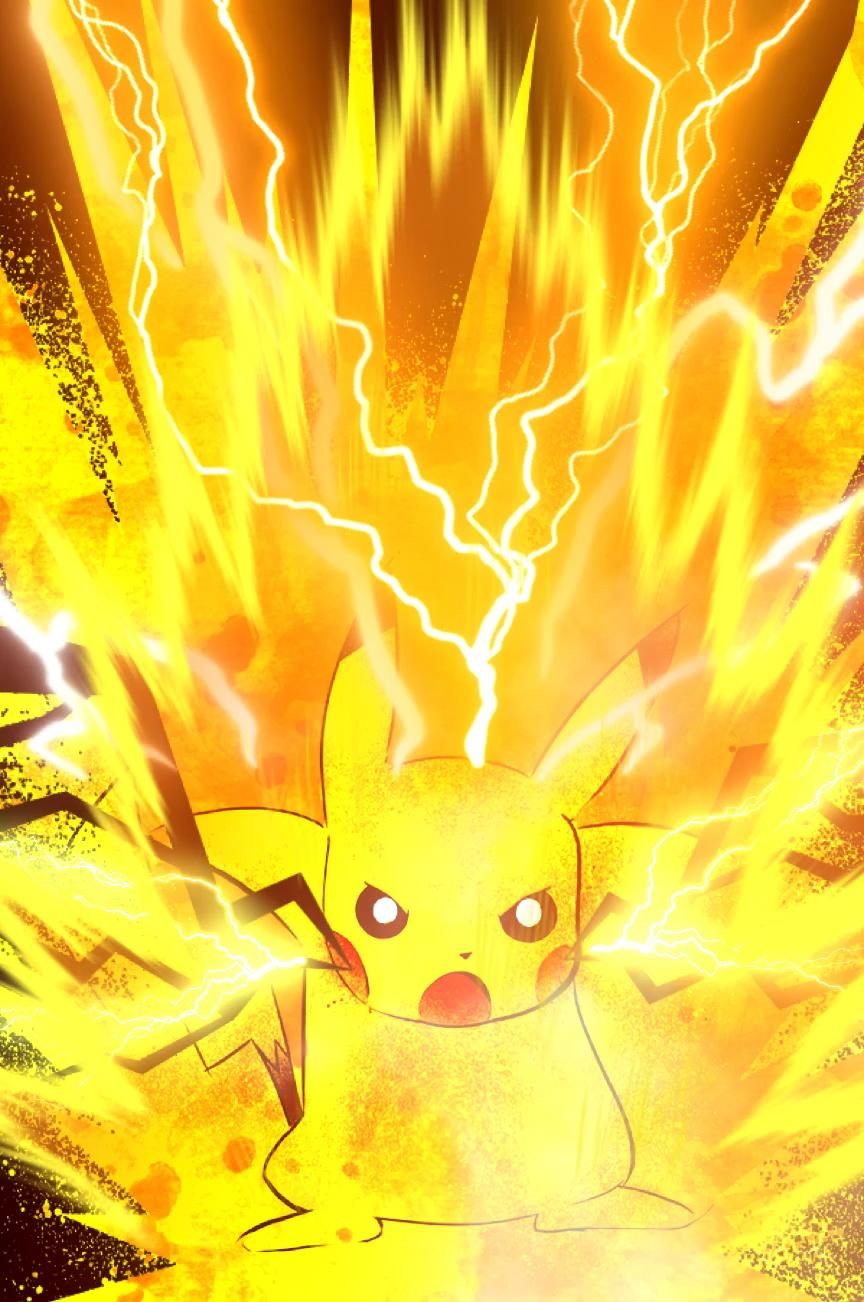 Pikachu Thunderbolt Wallpapers