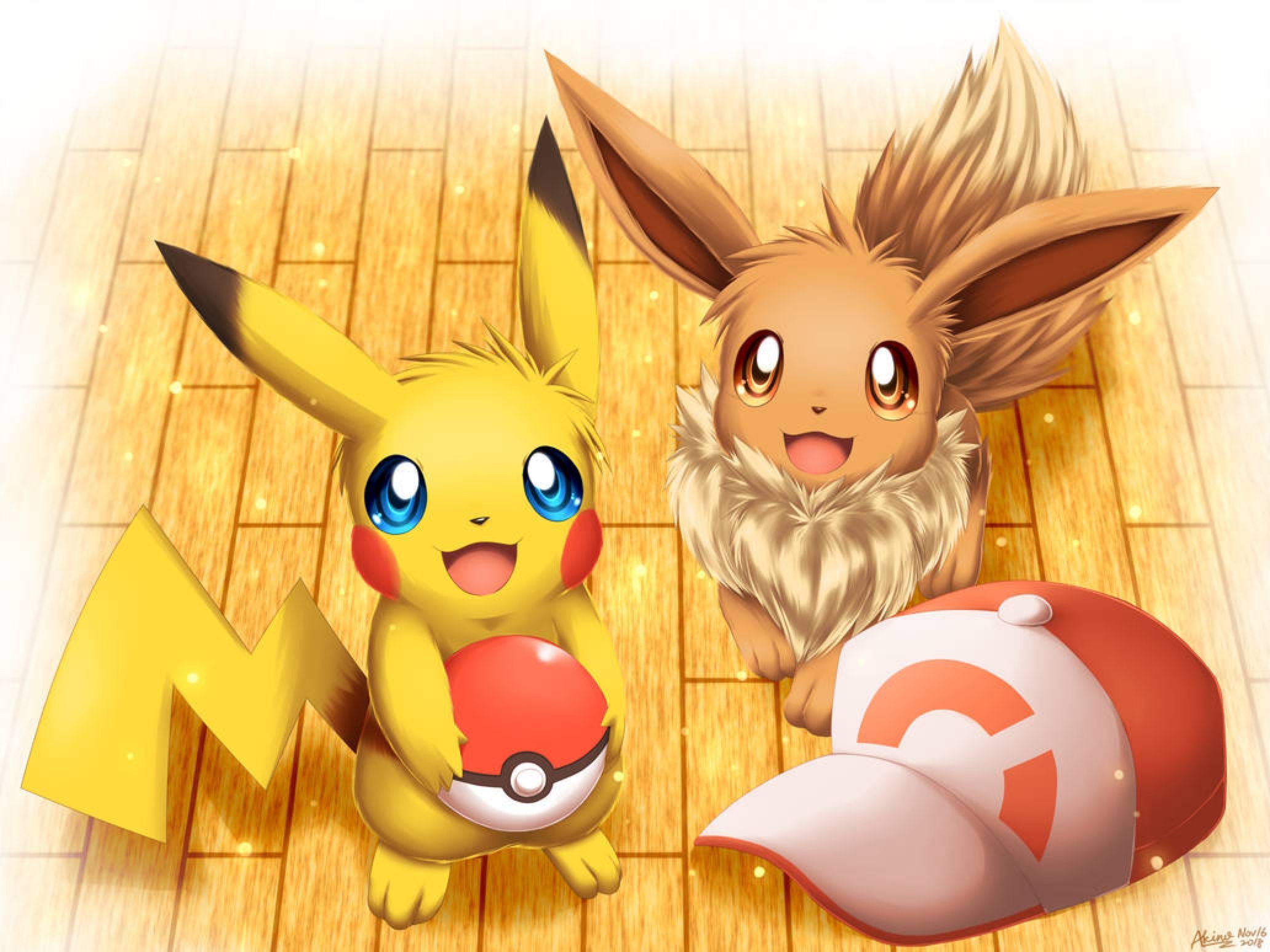 Pikachu X Eevee Wallpapers