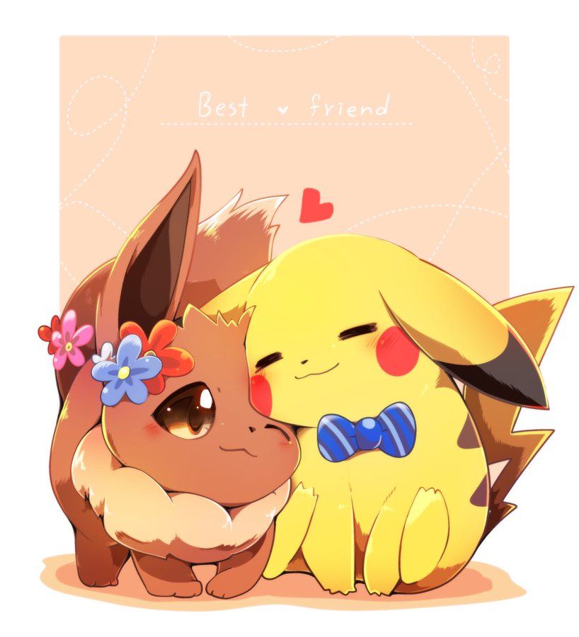 Pikachu X Eevee Wallpapers