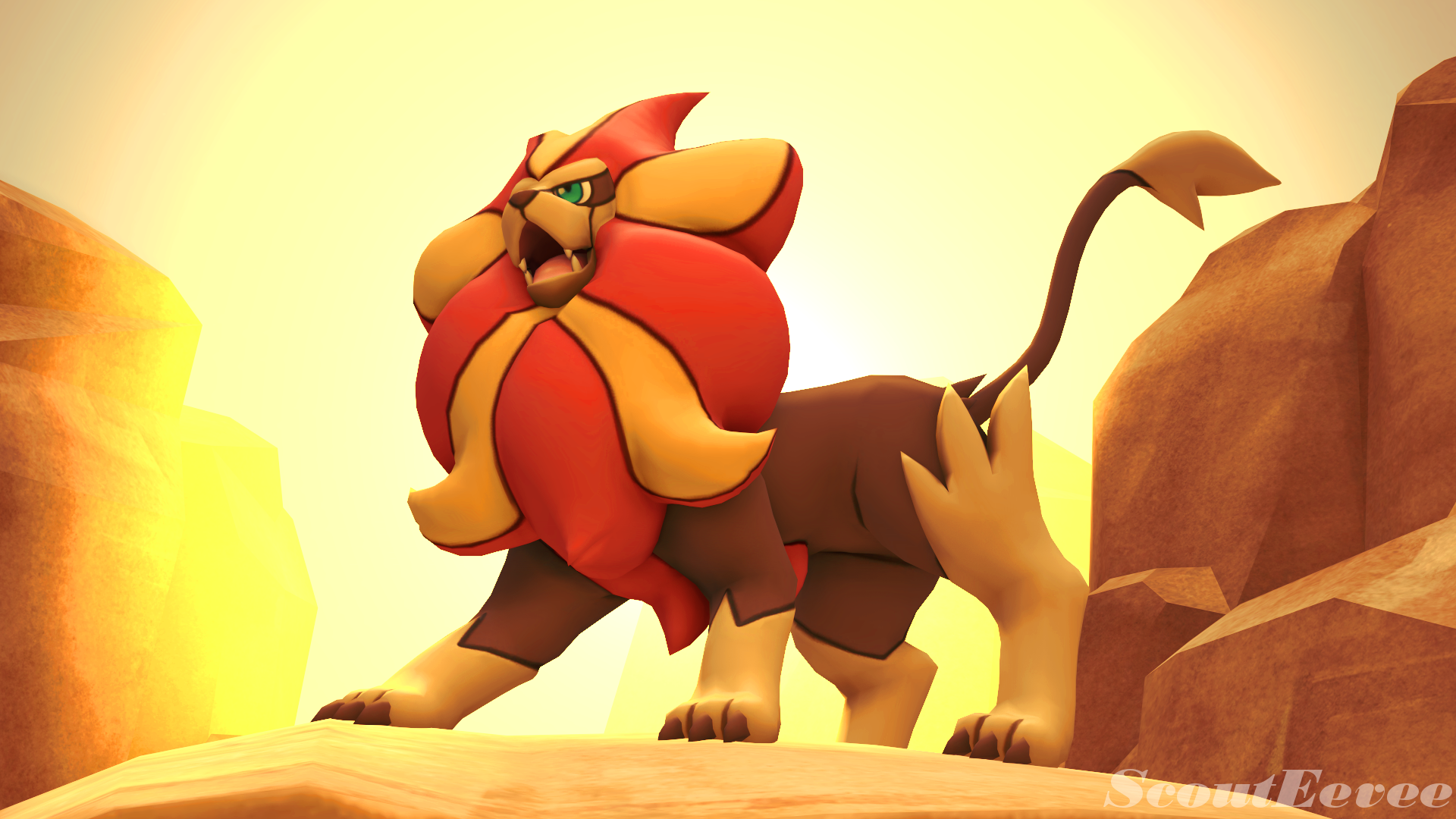 Pyroar Hd Wallpapers