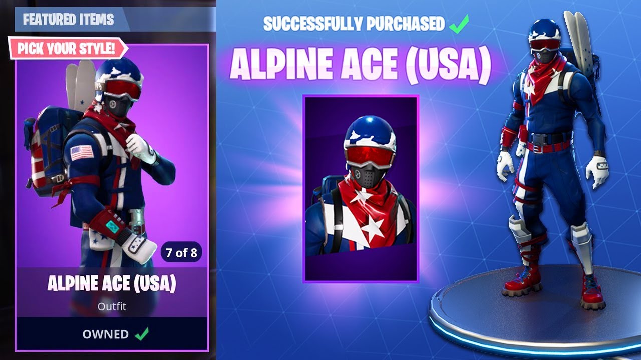 Alpine Ace Usa Fortnite Wallpapers