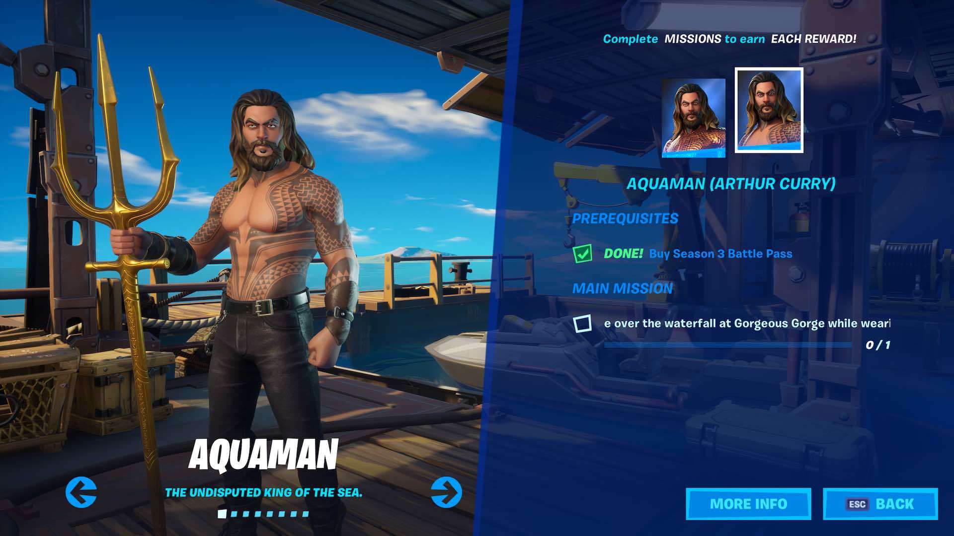 Aquaman Fortnite Wallpapers