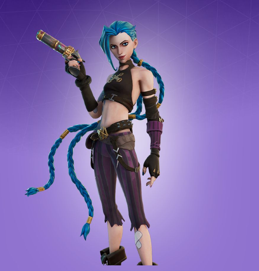 Arcane Jinx Fortnite Wallpapers