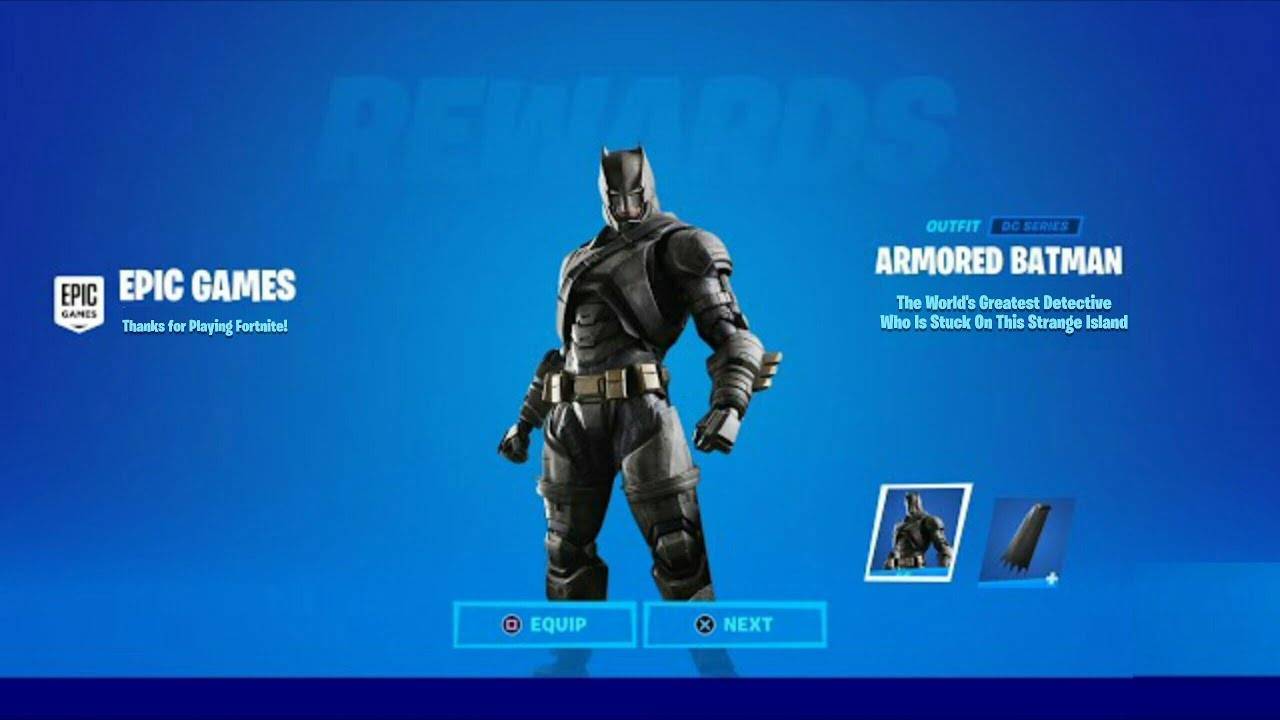 Armored Batman Zero Fortnite Wallpapers