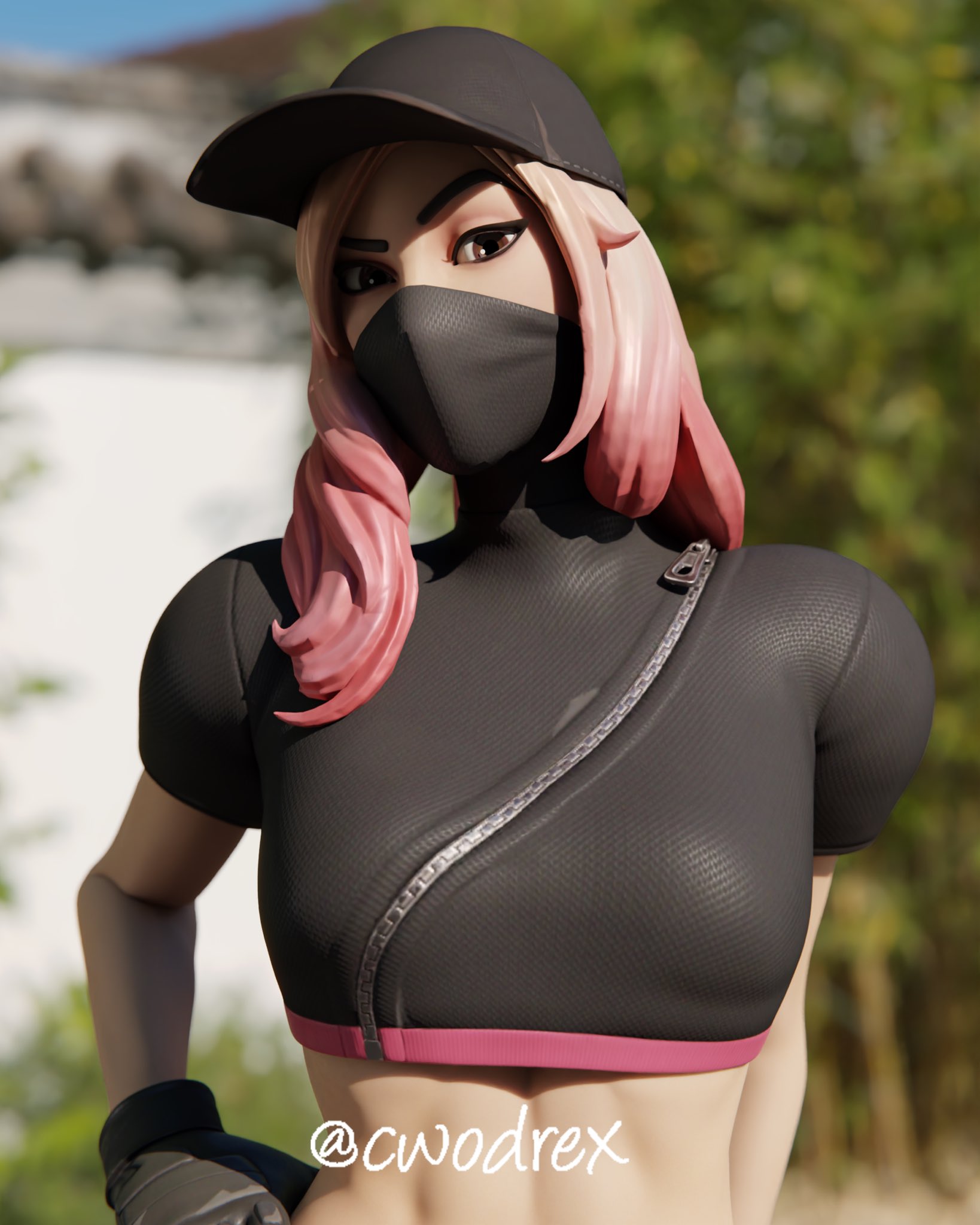 Athleisure Assassin Fortnite Wallpapers