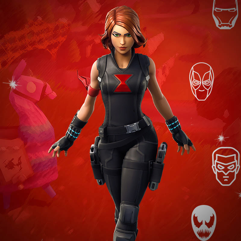 Black Widow Outfit Fortnite Wallpapers