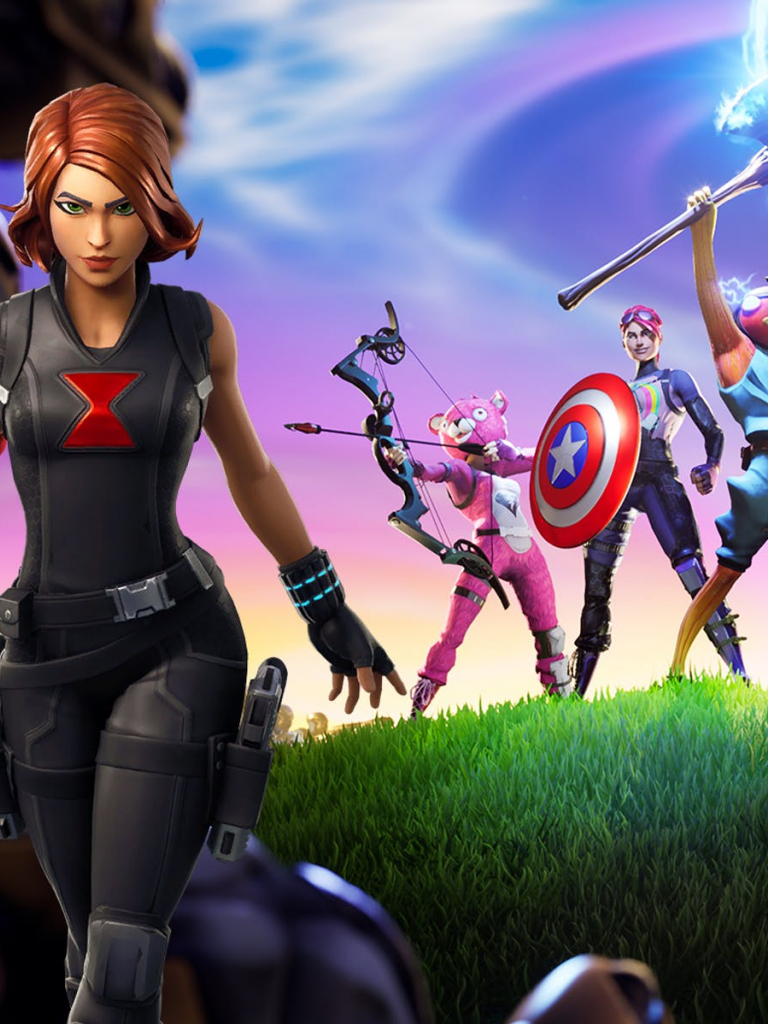 Black Widow Outfit Fortnite Wallpapers